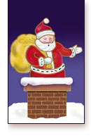 Santa Claus Down The Chimney